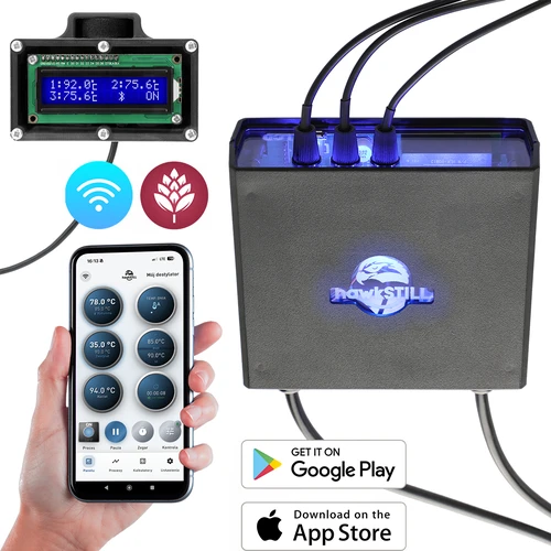Conjunto de destilação hawkSTILL „Dedos Frios” 60 L + Sistema Wi‑Fi IQ com ecrã LCD - 4