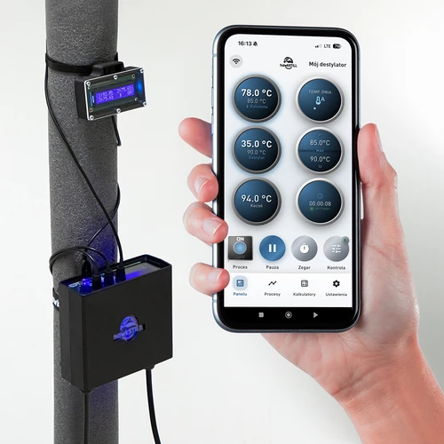 Conjunto de destilação hawkSTILL „Dedos Frios” 60 L + Sistema Wi‑Fi IQ com ecrã LCD - 3