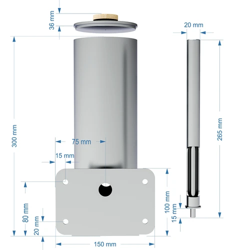 Conjunto de fumador elétrico com gerador de fumo - 28