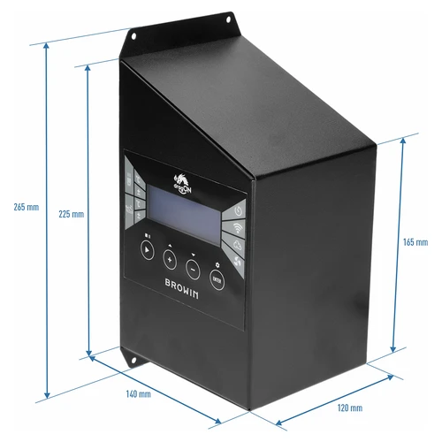 Conjunto de módulos com controlador Wi‑Fi - dragON IQ 2,7 kW, para fumeiros de jardim - 4