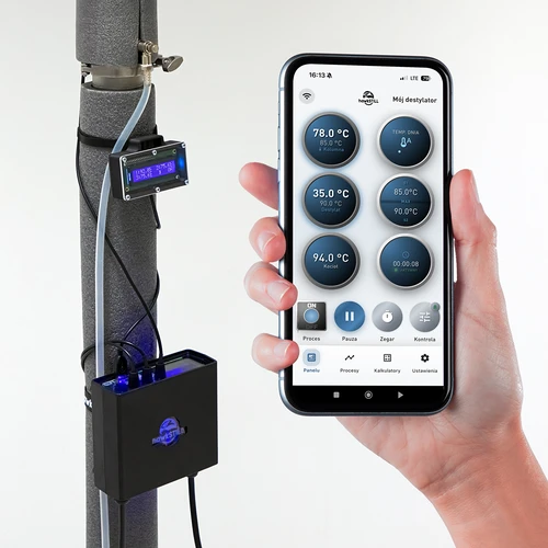 Conjunto hawkSTILL Wi‑Fi IQ – termómetro de destilação com Wi‑Fi e ecrã - 5