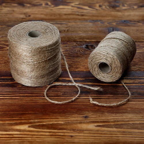 Cordel de juta 2 mm/110 m/250 g - 5