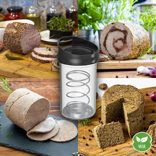 Cozedor de fiambre em vidro – conjunto DUO, para 2 x 450 g - 16