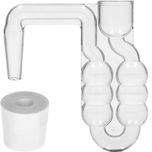 Dama 5 L com tampa de rosca, rolha e borbulhador — 4 unidades - 6