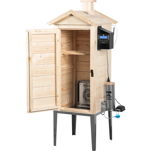 Defumador com Wi‑Fi, 200 L – dragON WOOD 100IQ com módulo elétrico de aquecimento e controlador - 2