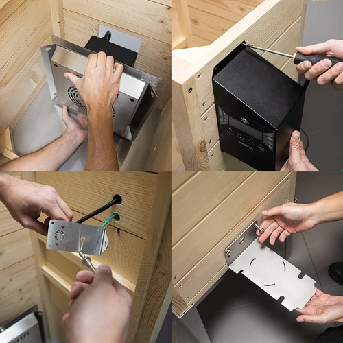 Defumador com Wi‑Fi, 200 L – dragON WOOD 100IQ com módulo elétrico de aquecimento e controlador - 14
