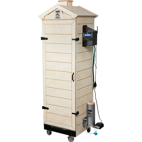 Fumeiro dragON PLYWOOD NATURE - sem armação, modular, com controlador Wi-Fi, 320 L - 2