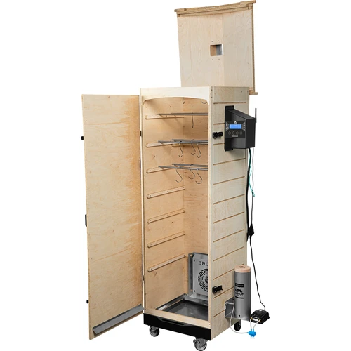 Fumeiro dragON PLYWOOD NATURE - sem armação, modular, com controlador Wi-Fi, 320 L - 3