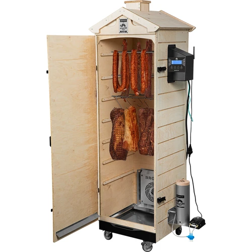 Fumeiro dragON PLYWOOD NATURE - sem armação, modular, com controlador Wi-Fi, 320 L - 4