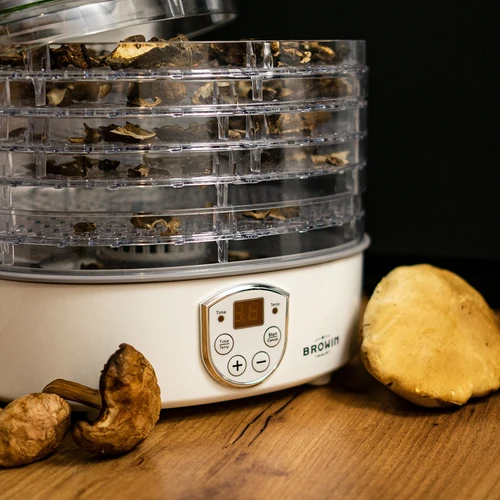 Desidratador para cogumelos, frutas, legumes e ervas com regulação de temperatura, 240 W, transparente - 14