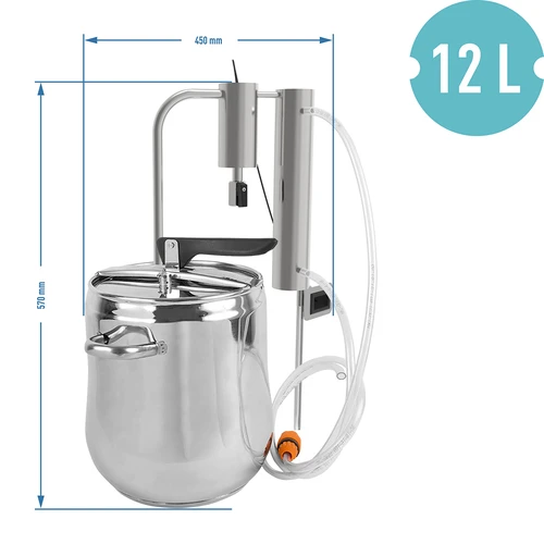 Destilador e panela de pressão 2 em 1 12 L - 8