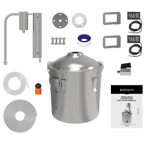 Destilador hawkSTILL 1.0 CONVEX 30 L- 1 câmara de decantação - 3
