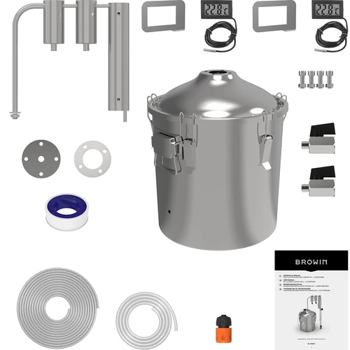 Destilador hawkSTILL 1.0 CONVEX 30 L - 2 Thumpers - 3