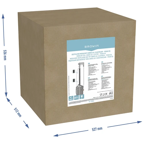 Destilador hawkSTILL 1.0 CONVEX 60 L - Elétrico PERUN - 17