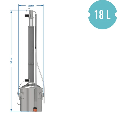 Destilador modular Convex 18 L Baldur - 16