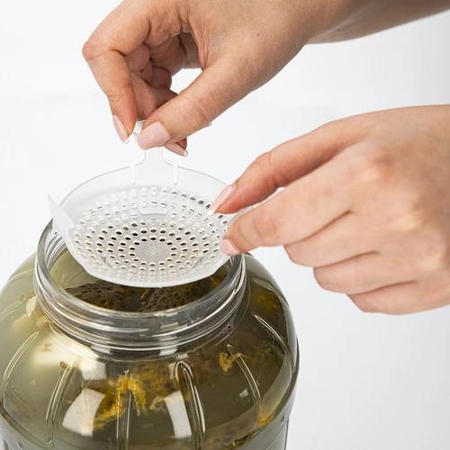 Disco de pressão - grelha para conservas, fermentados e vinagre - para frascos Ø 100 mm - 6