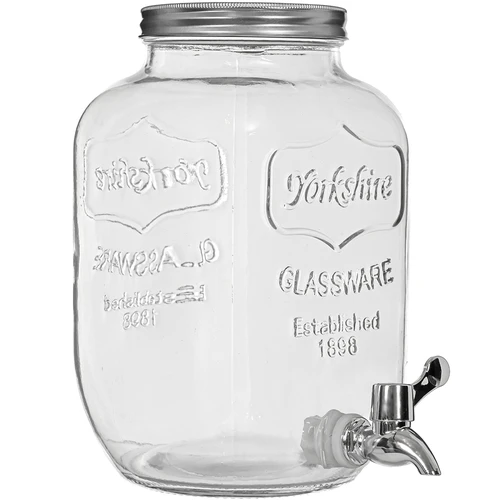 Dispensador para limonada com torneira – de vidro, 4 L