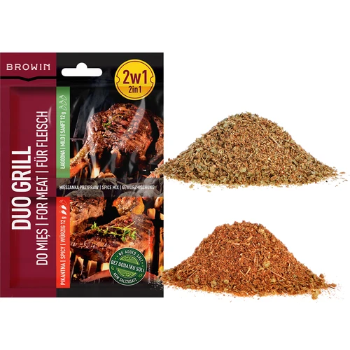Duo Grill para carnes, mistura de especiarias 2 em 1, 2 x 12 g - 3