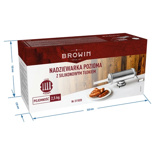 Enchedora horizontal 2,5 kg com pistão em silicone - 11