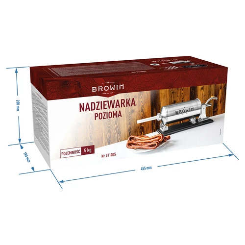 Enchedora horizontal 5 kg - 11
