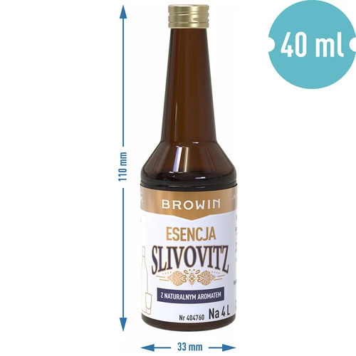 Essência com sabor a aguardente de ameixa, para 4 L, 40 ml - 7