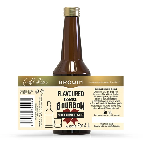 Essência com sabor a Bourbon 40 ml - 5