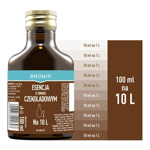 Essência com sabor a chocolate 100 ml para 10 L - 4