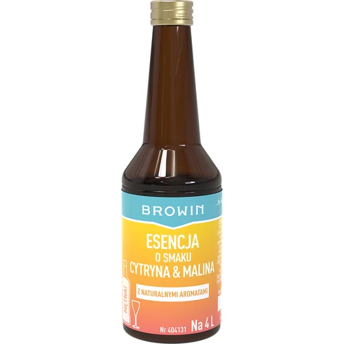 Essência com sabor a limão e framboesa - 40 ml, para 4 L