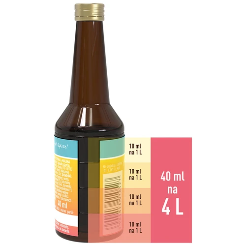 Essência com sabor a limão e framboesa - 40 ml, para 4 L - 5