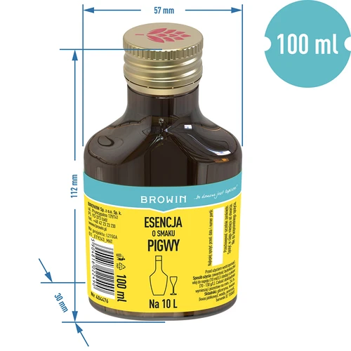 Essência com sabor a marmelo para 10 L - 100 ml - 6