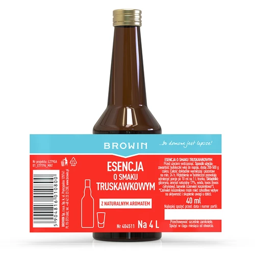 Essência com sabor a morango, 40 ml - 4