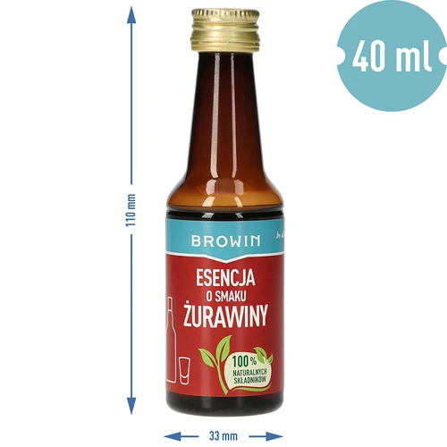Essência com sabor a oxicoco para 4 L - 40 ml - 8