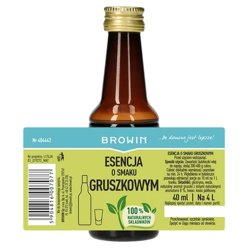 Essência com sabor a pera - licor de pera, 40 ml - 5