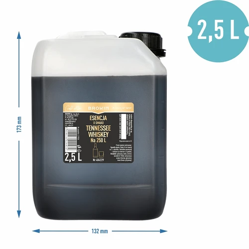 Essência com sabor a Tennessee Whiskey 2,5 L, para 250 L de bebida pronta - 3