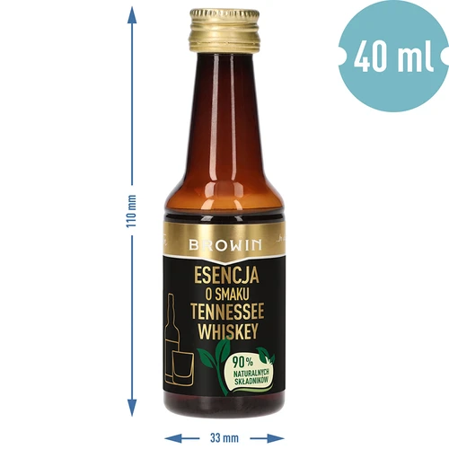 Essência com sabor a Tennessee Whiskey para 4 L - 40 ml - 8