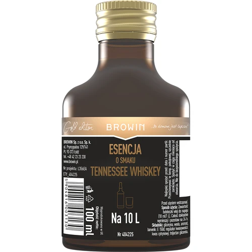 Essência com sabor a Tennessee whiskey para 10 L - 100 ml