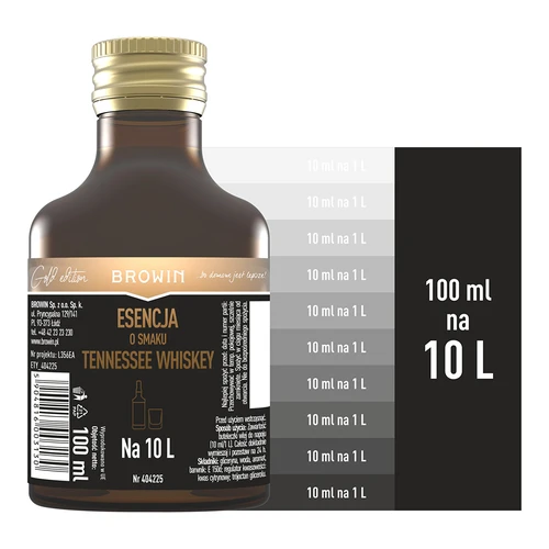 Essência com sabor a Tennessee whiskey para 10 L - 100 ml - 5