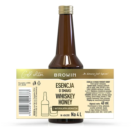 Essência com sabor a Whisky & Mel para 4 L - 40 ml - 7