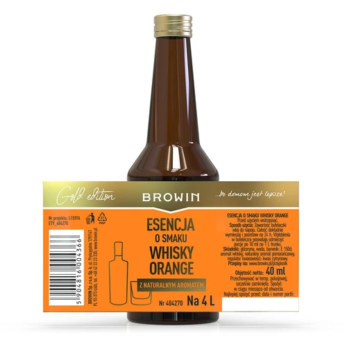 Essência com sabor a Whisky Orange para 4 L - 40 ml - 6