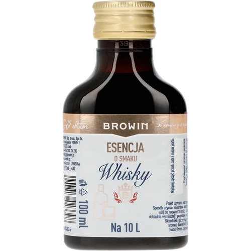 Essência com sabor a whisky para 10 L, 100 ml