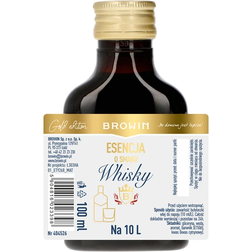 Essência com sabor a whisky para 10 L, 100 ml - 4