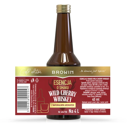 Essência com sabor Wild Cherry Whiskey 40 ml - 4