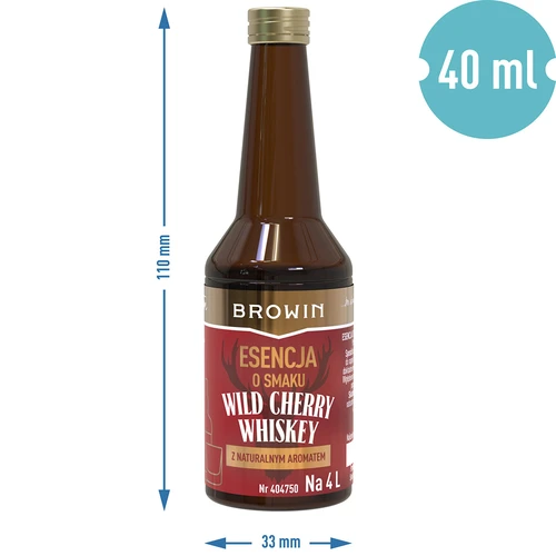 Essência com sabor Wild Cherry Whiskey 40 ml - 6