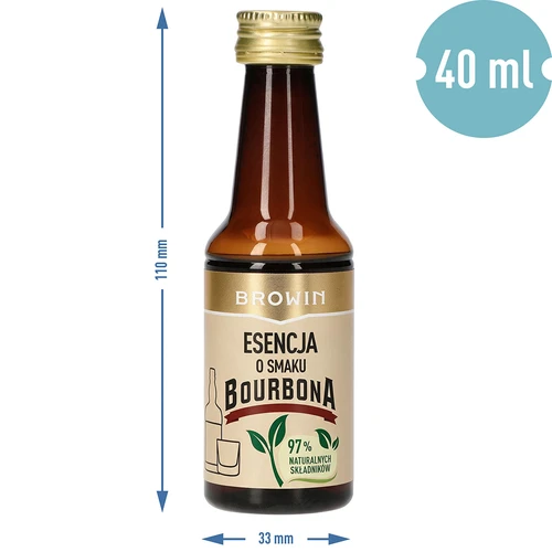 Essência com sabor a Bourbon para 4 L, 40 ml - 8