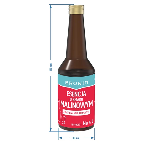 Essência de framboesa com aroma natural para 4 L - 40 ml - 7