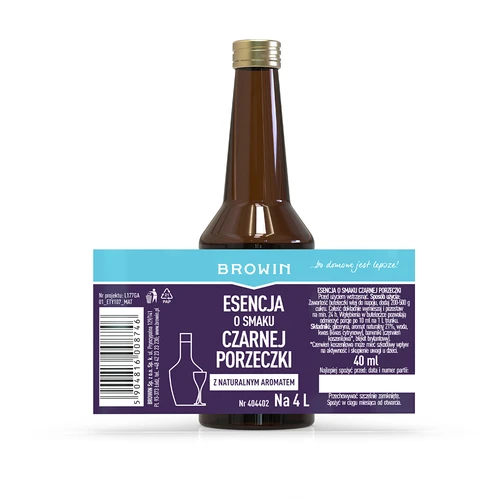 Essência de groselha-preta com aroma natural para 4 L - 40 ml - 6