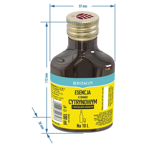 Essência de limão com aroma natural para 10 L - 100 ml - 6