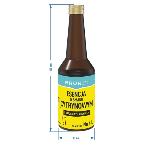Essência de limão com aroma natural para 4 L - 40 ml - 7