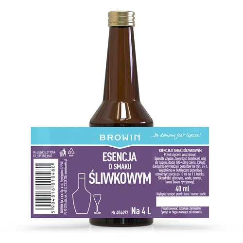 Essência de sabor a ameixa para 4 L, 40 ml - 4