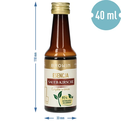 Essência Sauer-Kirsche – Cereja Pura, 40 ml, para 4 L - 7